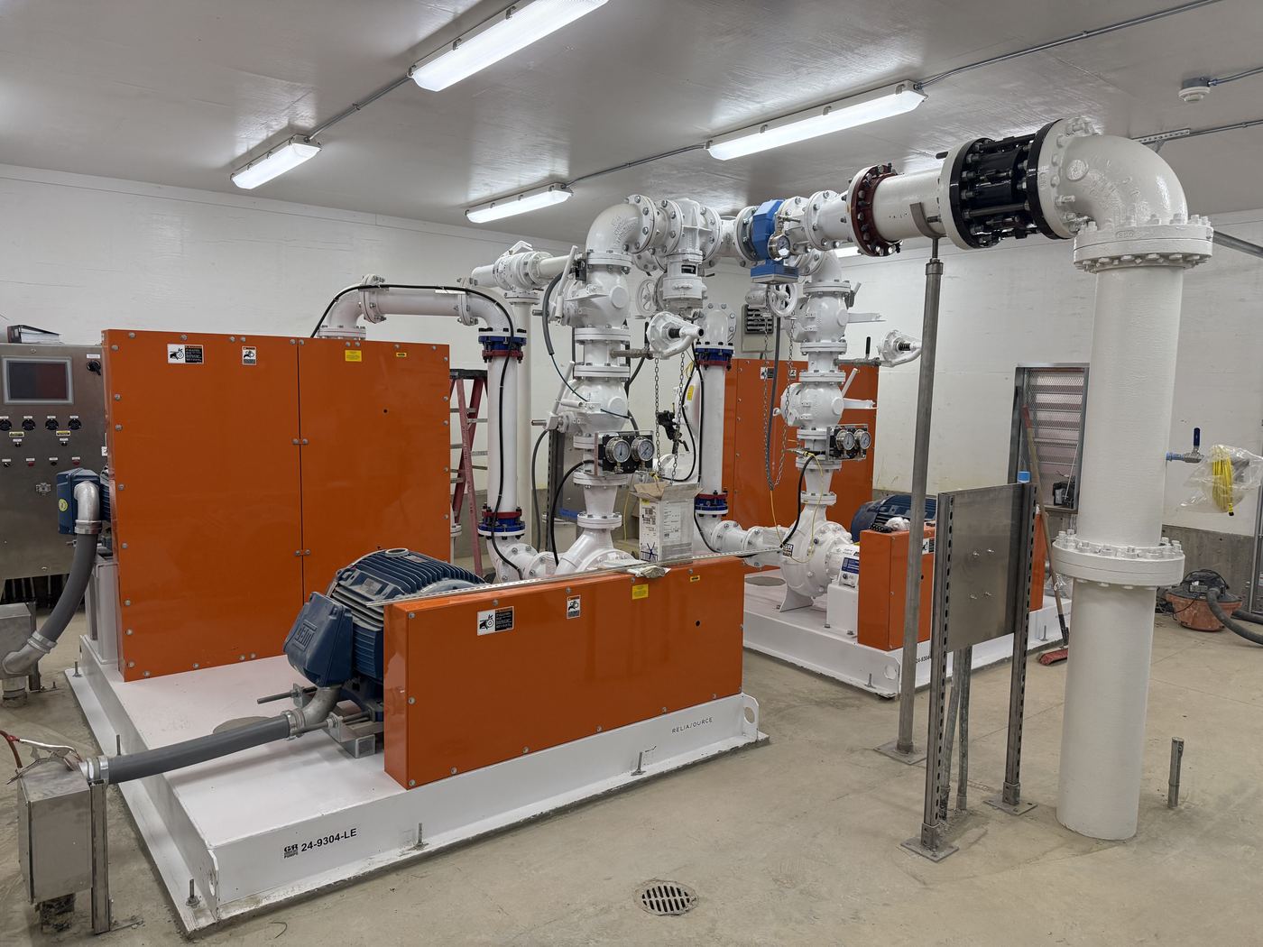 Industrial Pump Skid Coating