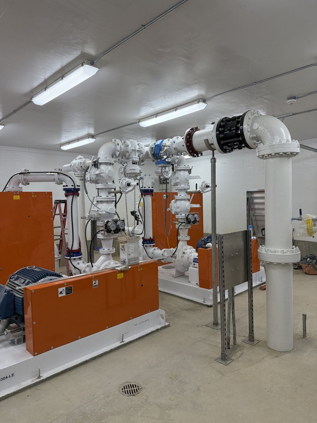 Wastewater Facility Pipe Coating